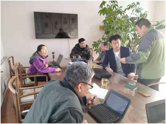 马龙池一行调研检查高青企业