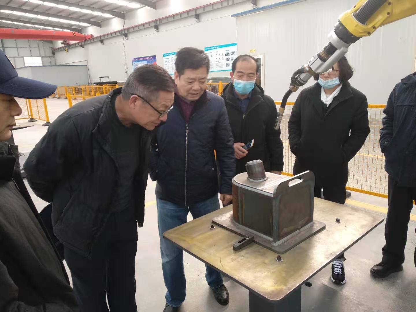 马龙池一行到济南正合奇胜焊接培训中心进行考察调研