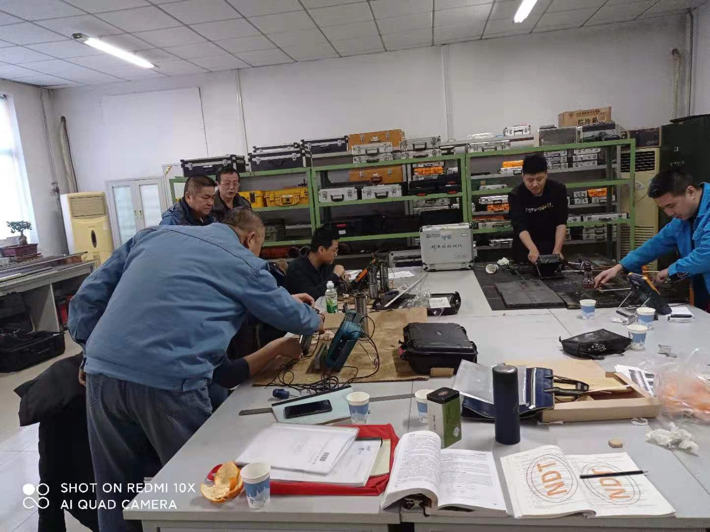 李思武理事长看望即将出征参加山东省“技能兴鲁”职业技能大赛队员